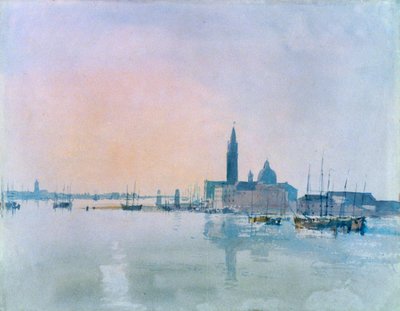 来自Dogana的San Giorgio Maggiore，1819年。 作者 约瑟夫·马洛德·威廉·特纳