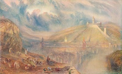 沙夫豪森：小镇，1909年 作者 约瑟夫·马洛德·威廉·特纳