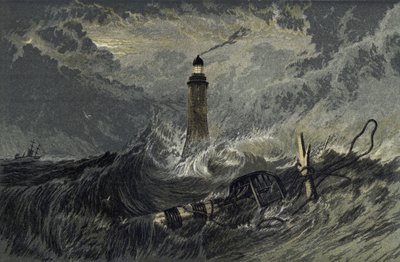 埃迪斯通灯塔 作者 Joseph Mallord William Turner
