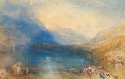 楚格湖，1843年（石墨上空） 作者 约瑟夫·马洛德·威廉·特纳