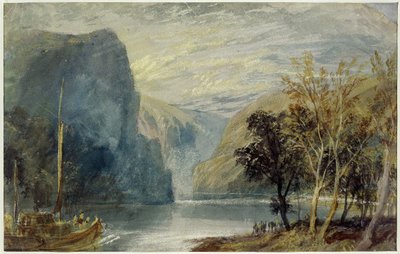 洛雷莱（Lorelei）岩石，1817年 作者 约瑟夫·马洛德·威廉·特纳