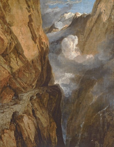 瑞士圣哥达山口，1803-04年 作者 约瑟夫·马洛德·威廉·特纳