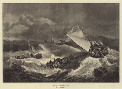 沉船 作者 Joseph Mallord William Turner