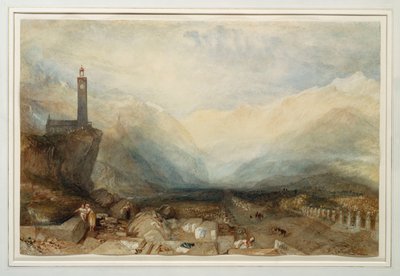 Splugen Pass，c.1842-43 作者 约瑟夫·马洛德·威廉·特纳
