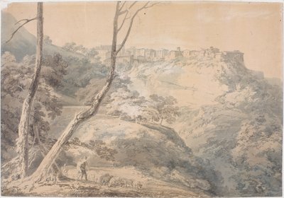 Tivoli与Sibyl神庙（铅笔和水彩在纸上（船上）） 作者 约瑟夫·马洛德·威廉·特纳