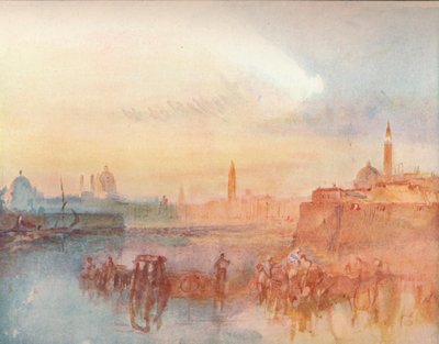 威尼斯：S。Giorgio Maggiore致敬，1909年 作者 约瑟夫·马洛德·威廉·特纳