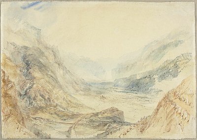 瑞士圣哥达山口美景 作者 约瑟夫·马洛德·威廉·特纳