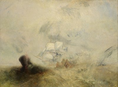 捕鲸者1845年。 作者 约瑟夫·马洛德·威廉·特纳