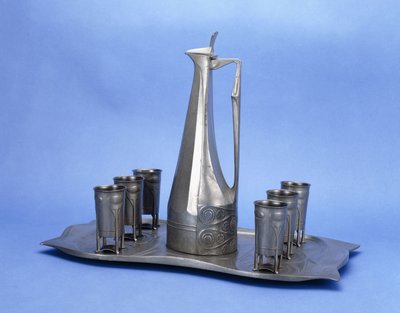 Edelzinn八件套锡制酒具 作者 约瑟夫·玛丽亚·奥尔布里希
