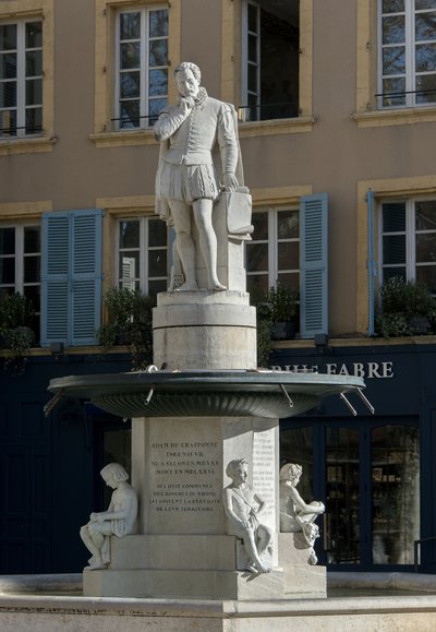 Adam of Craponne (sculpture 19th century) 作者 约瑟夫·马里乌斯·拉姆斯