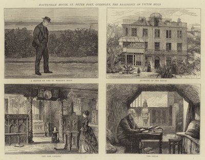 Hauteville House，圣彼得港，根西岛，维克多雨果的住所 作者 约瑟夫·纳什