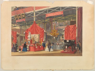 北德。选自《迪金森的 1851 年大展综合图片》，1854 年出版。 作者 老约瑟夫纳什