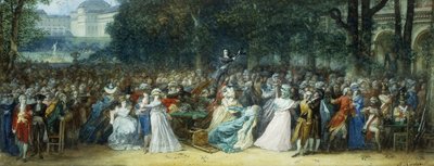皇家宫殿的Camille Desmoulins 作者 约瑟夫·纳弗莱特