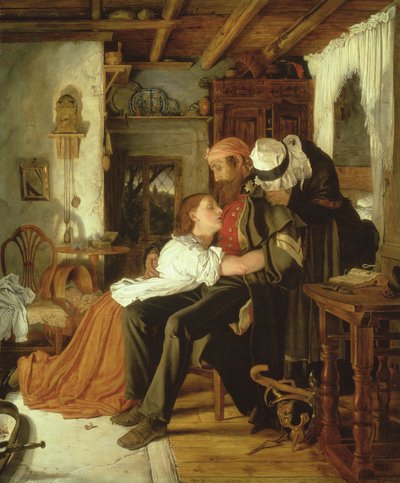 家，c.1856 作者 Joseph Noel Paton