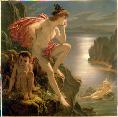 奥伯伦和美人鱼 作者 Joseph Noel Paton