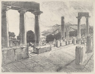 艾吉娜，黑森林，1913年。 作者 约瑟夫·彭内尔