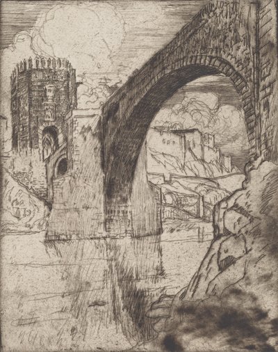 阿尔坎塔拉大桥的拱门，1904年。 作者 约瑟夫·彭内尔