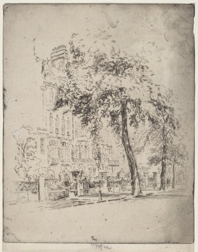 大树，Cheyne Walk 作者 约瑟夫·彭内尔