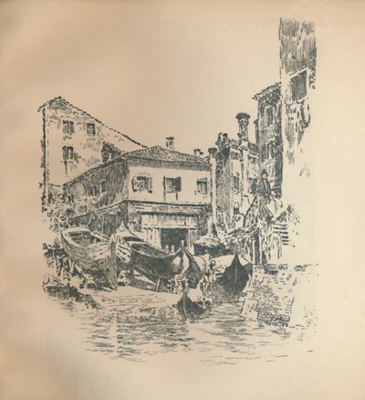 1905年，威尼斯，造船厂，1925年。 作者 约瑟夫·彭内尔