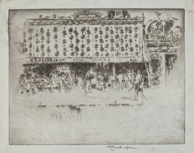 红狮餐厅（Brasserie, Au Lion Rouge 作者 约瑟夫·彭内尔
