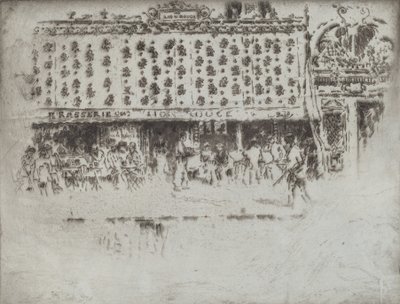 红狮餐厅，1893年。 作者 约瑟夫·彭内尔