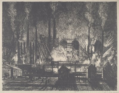 换班，沙勒罗瓦 作者 约瑟夫·彭内尔