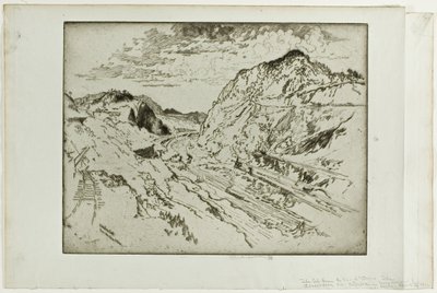 巴拿马库莱布拉湾 作者 Joseph Pennell
