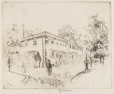 费城第四街，会议厅 作者 约瑟夫·彭内尔