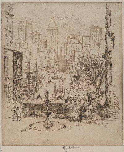 从克拉克街到华尔街，1924年 作者 约瑟夫·彭内尔