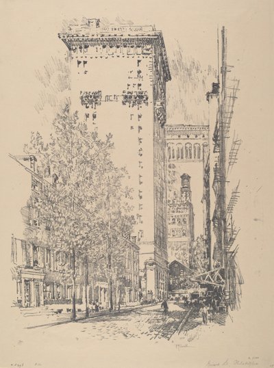 吉拉德街，1912年。 作者 约瑟夫·彭内尔