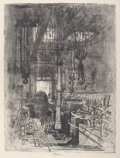 枪坑，第二号，1917年。 作者 约瑟夫·彭内尔