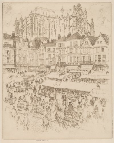 La Place, Beauvais 作者 约瑟夫·彭内尔