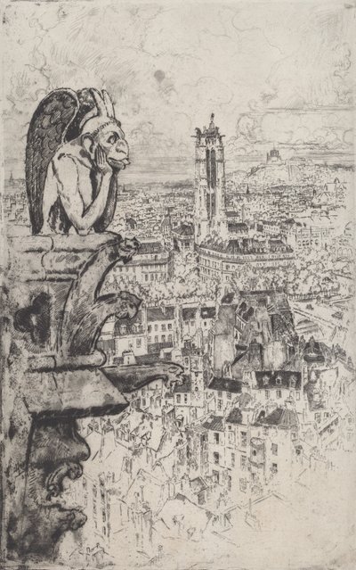 Le Stryge, 1893. 作者 约瑟夫·彭内尔