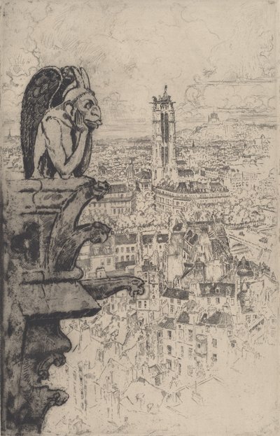 Le Stryge, 1893. 作者 约瑟夫·彭内尔