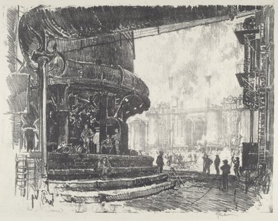 制作生铁，1916年。 作者 约瑟夫·彭内尔