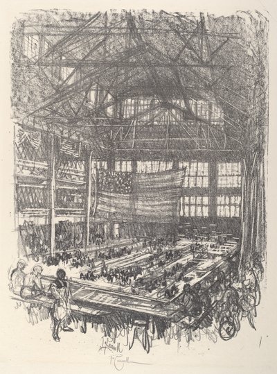制作步枪，1917年。 作者 约瑟夫·彭内尔