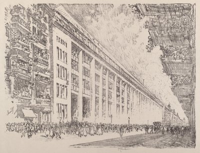 中午，通用电气厂，柏林，1921年。 作者 约瑟夫·彭内尔