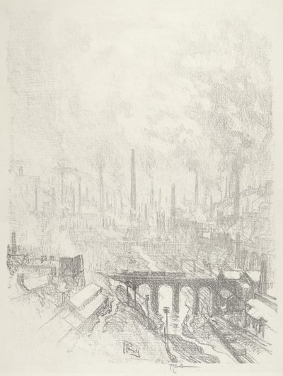 军火城，第一号，1916年。 作者 约瑟夫·彭内尔