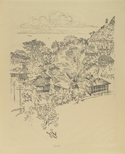官方的Ancon。行政大楼，1912年 作者 约瑟夫·彭内尔