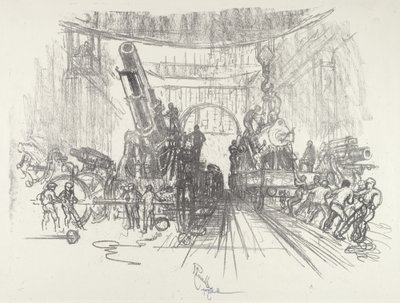 准备开战，1916年。 作者 约瑟夫·彭内尔