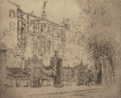 罗塞蒂的房子，1906年。 作者 约瑟夫·彭内尔