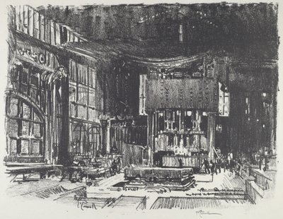 准备战神祭坛的圣徒们，1916年。 作者 约瑟夫·彭内尔