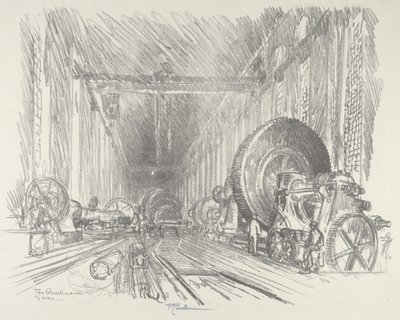 战争的大殿》，1916年。 作者 约瑟夫·彭内尔