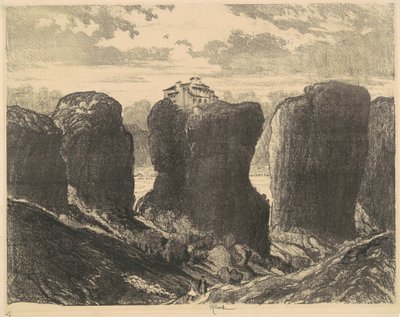 三位一体的悬崖》，1913年。 作者 约瑟夫·彭内尔