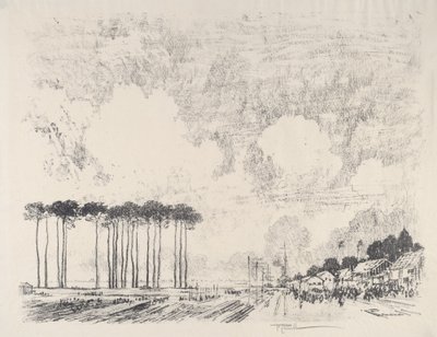 登船营地，经典丛林，1917年。 作者 约瑟夫·彭内尔