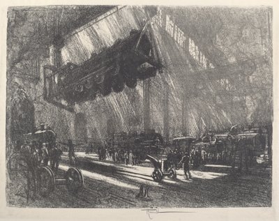 飞行机车》，1917年。 作者 约瑟夫·彭内尔