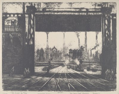 铁门》，沙勒罗瓦，1911年。 作者 约瑟夫·彭内尔