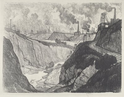 铁矿》，1916年。 作者 约瑟夫·彭内尔