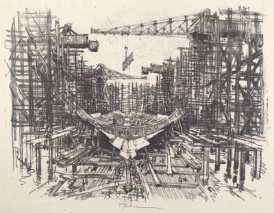 基尔》，1917年。 作者 约瑟夫·彭内尔