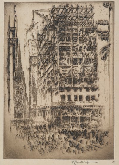 新证券交易所，1921年 作者 约瑟夫·彭内尔